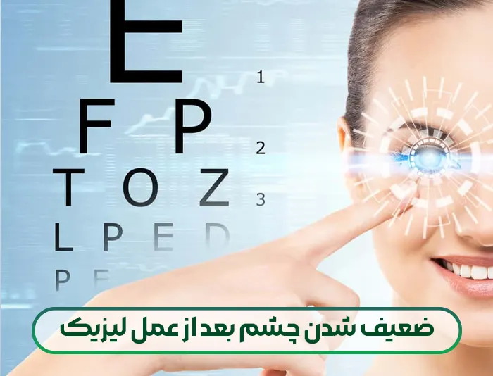 ضعیف شدن چشم بعد از عمل لیزیک