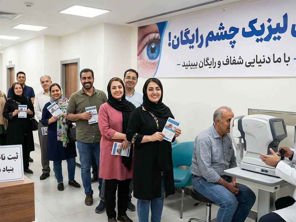 عمل لیزیک چشم رایگان