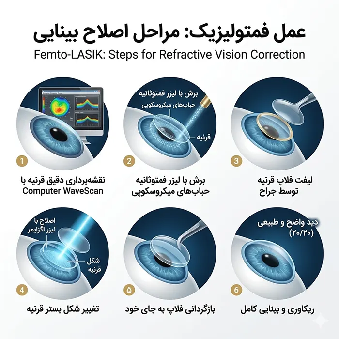 مراحل انجام عمل فمتولیزیک