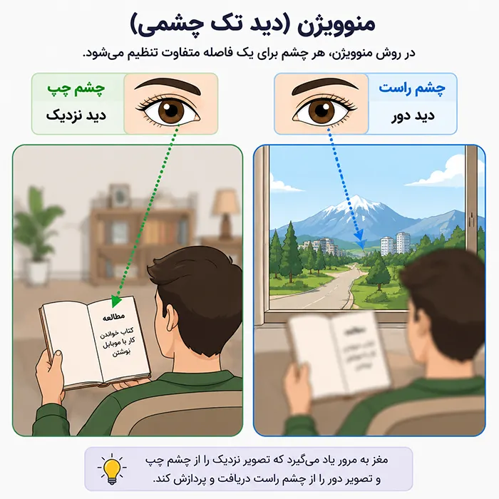 مونوویژن و دید تک چشکی